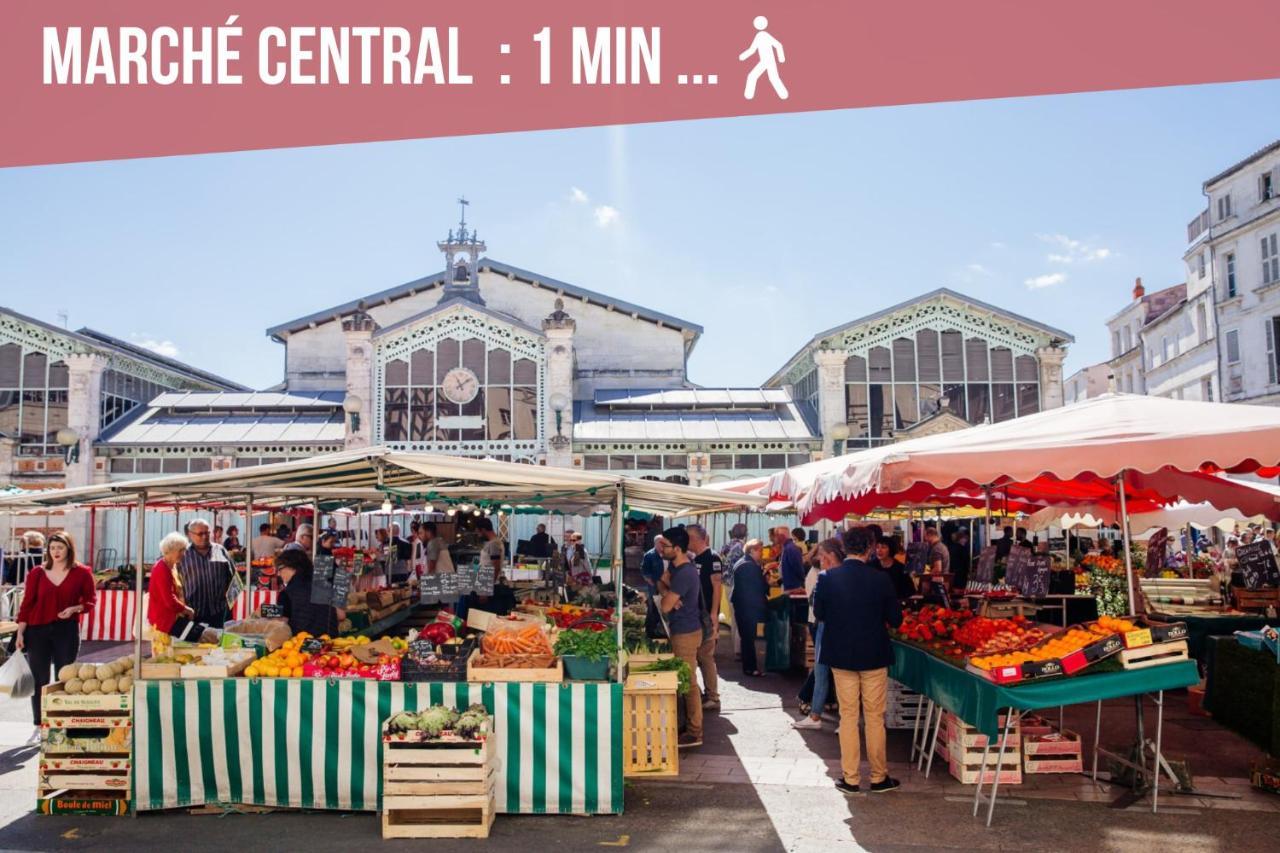 Ღ Marche Central • Au Coeur De Ville & Spacieux La Rochelle  Dış mekan fotoğraf